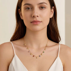 Multi Colour Sea Shell Necklace