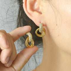 Urban Edge Studded Earrings