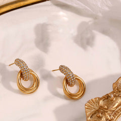 Urban Edge Studded Earrings