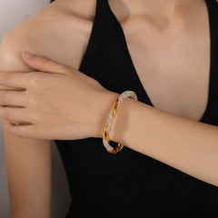 Twisted Pearl Bracelet