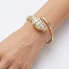 White Snake Watch Bracelet