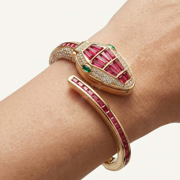 Red Snake Watch Bracelet