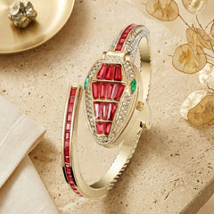 Red Snake Watch Bracelet