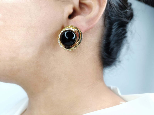 Faux Pearl Stud Earrings