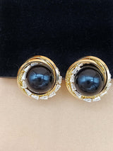 Faux Pearl Stud Earrings