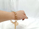 Link Chain Charm Bracelet