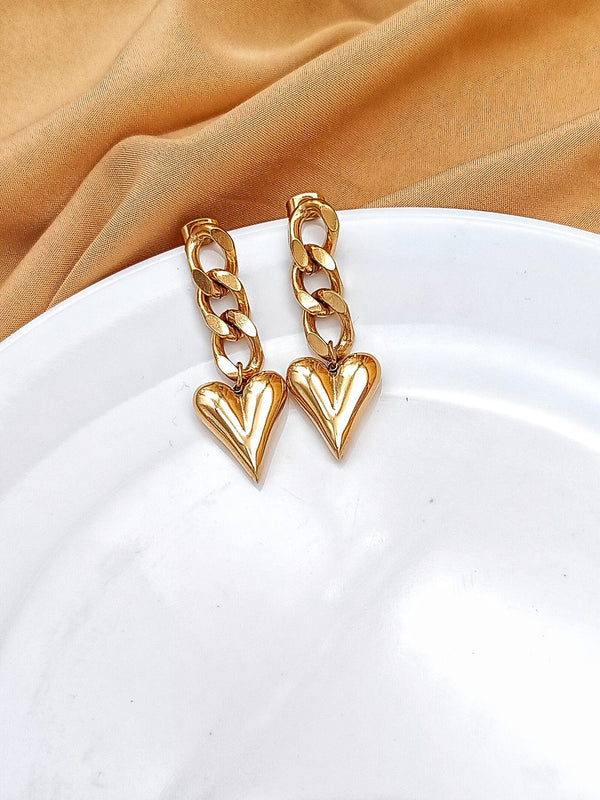 Love Pendant Earring