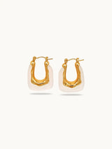 Acrylic Hoop Earrings