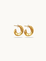 Tiana Half Circle Hoop Earrings