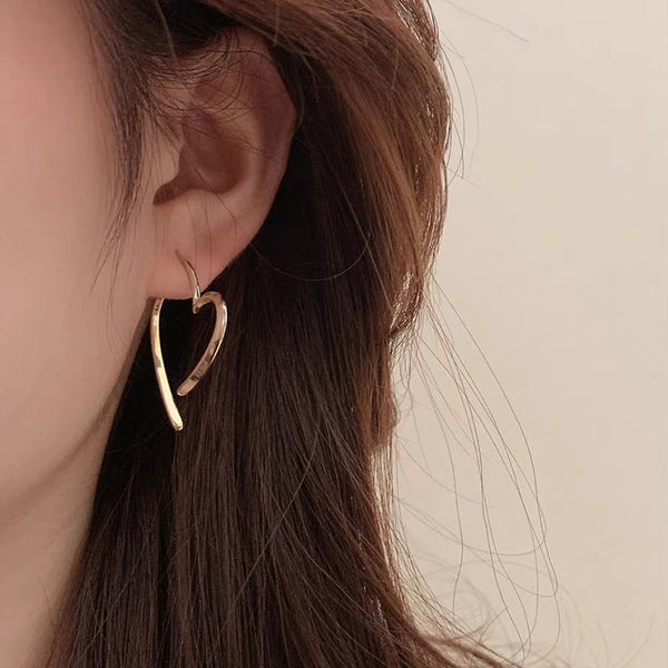 Hanging Heart Earrings