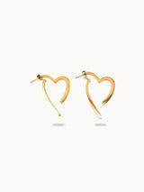 Hanging Heart Earrings