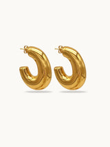 Stella Thick & Bold Hoop Earrings
