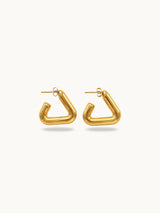 Triangle Hoop Earrings