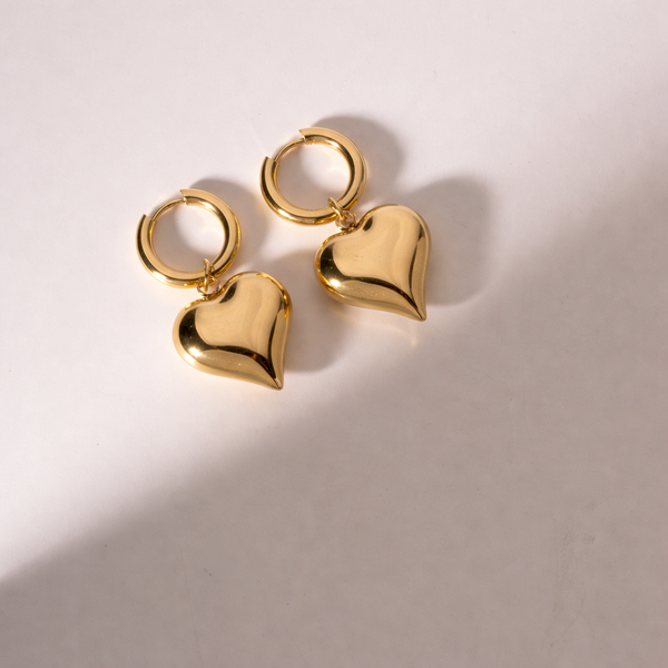 Chunky Heart Earrings