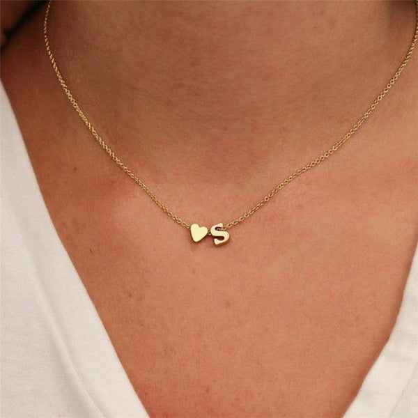 Name Initial Necklace - S