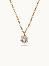 Solitaire Pendant Necklace