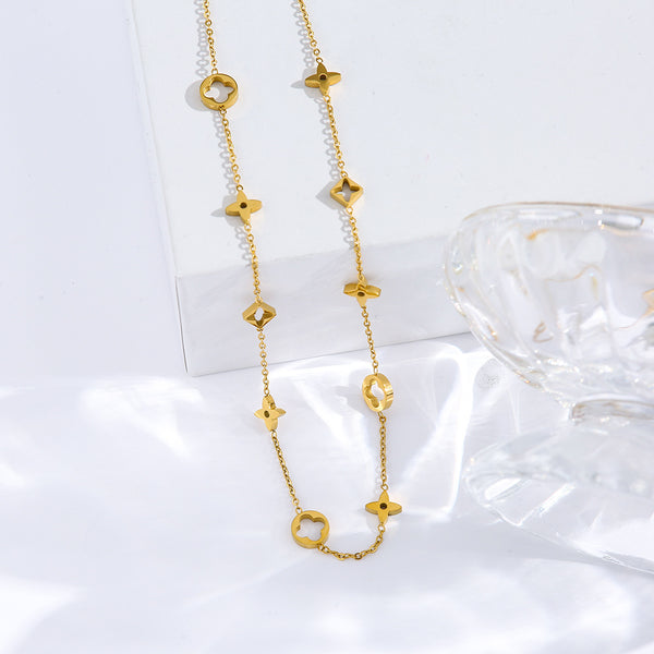 Princess Clover Charm Necklace