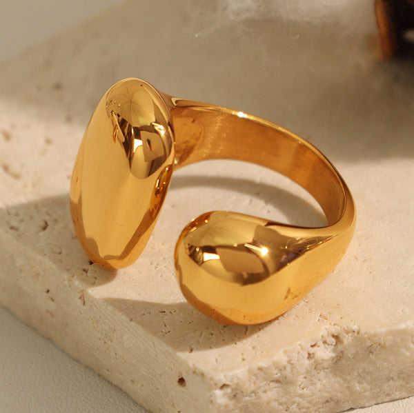 Bold Korean Adjustable Ring