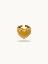 Bold Heart Adjustable Ring