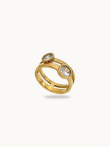 Moissanite Cubic Zirconia Ring