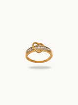 Glorious Heart Studded Ring