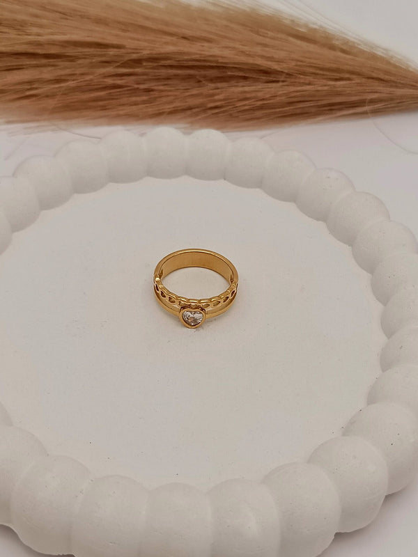 Halo of Hearts Ring