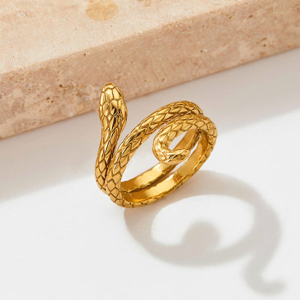 Bold Snake Ring