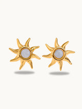 Opal Sun Earrings