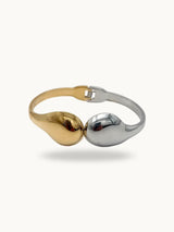 Two Tone Oval Bracelet