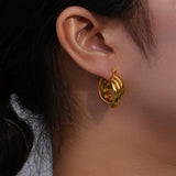 Twisted Hoop Earrings