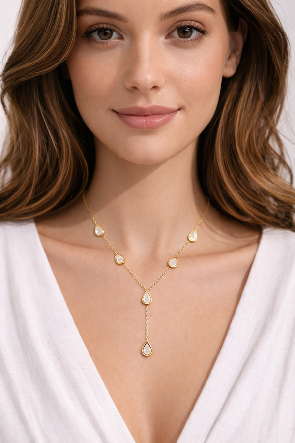 White Water Drops Necklace