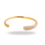 Pearl Cluster Cuff Bracelet