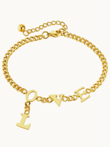 Modern LOVE Chain Bracelet
