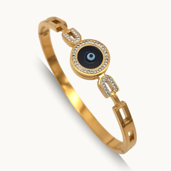 Studded Evil Eye Bracelet
