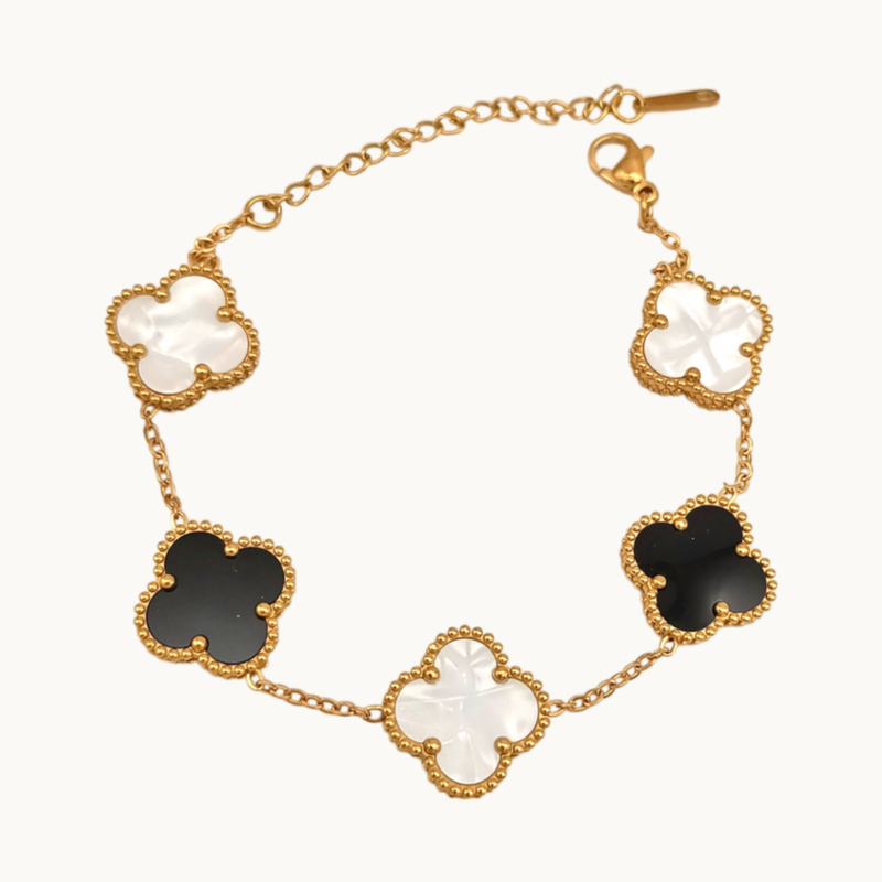 Four Leaf Clover Charms Bracelet