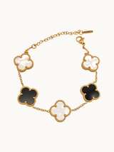 Four Leaf Clover Charms Bracelet