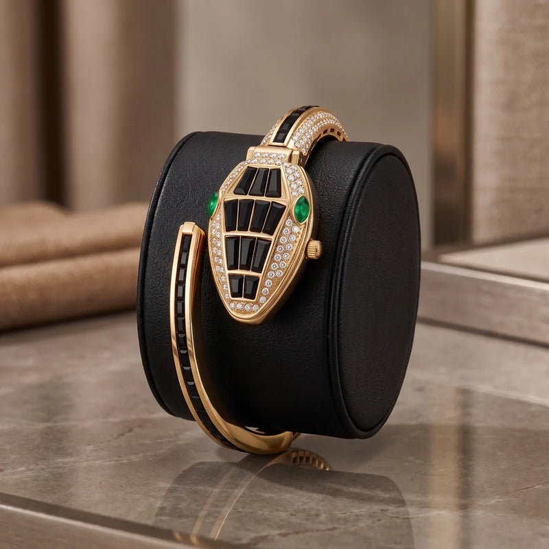 Midnight Snake Watch Bracelet