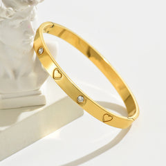 Studded Heart Bracelet