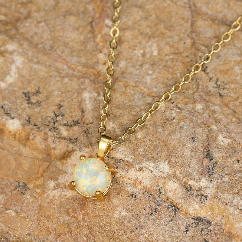 Fire Opal Necklace