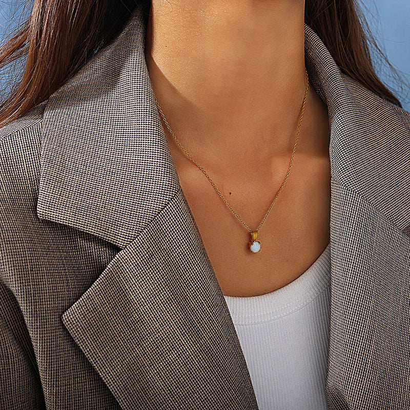 Fire Opal Necklace