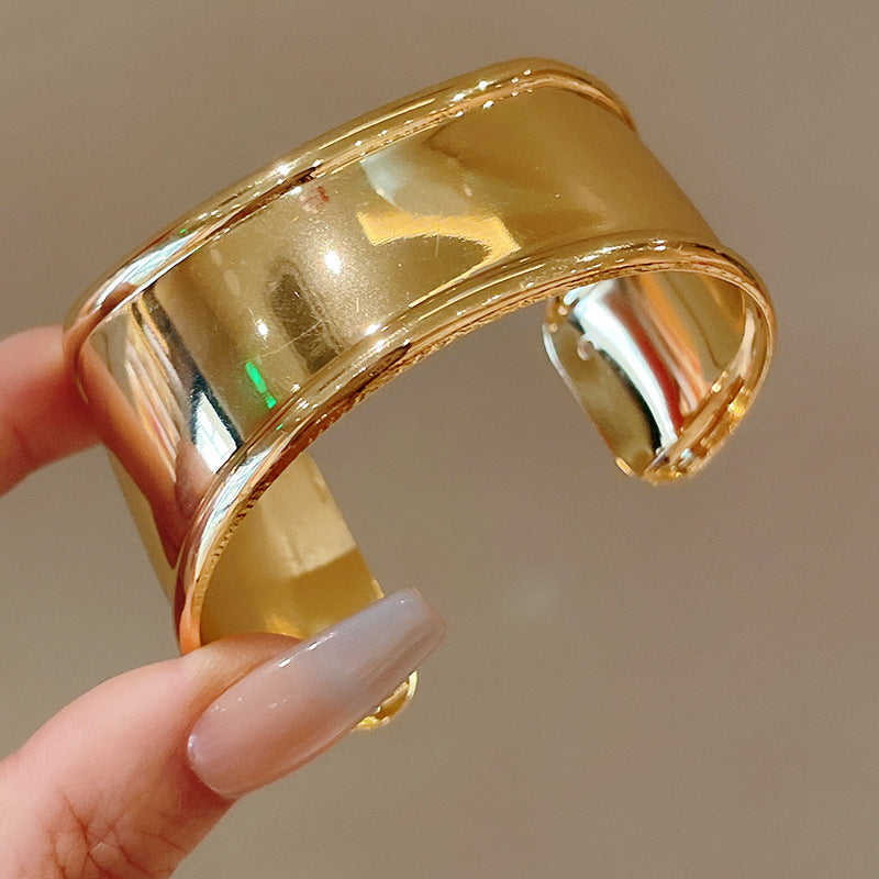 Big Bold Gold Cuff Bracelet