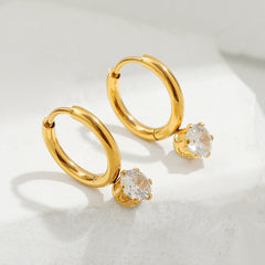 Soft Shine Huggie Earrings