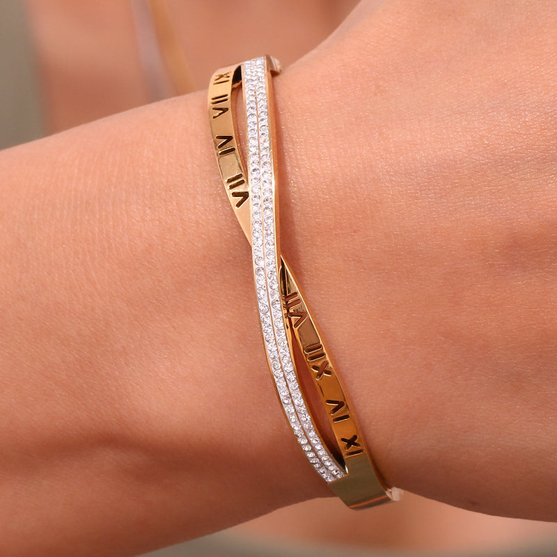 Roman CZ Bracelet