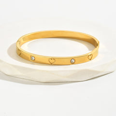 Studded Heart Bracelet