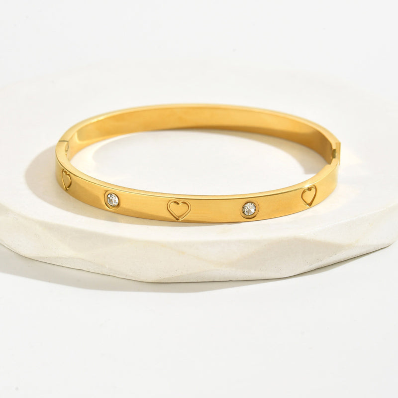 Studded Heart Bracelet