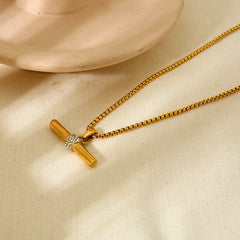 T-Bar Pendant Necklace