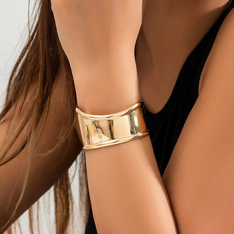 Big Bold Gold Cuff Bracelet