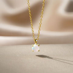 Fire Opal Necklace