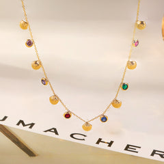 Multi Colour Sea Shell Necklace