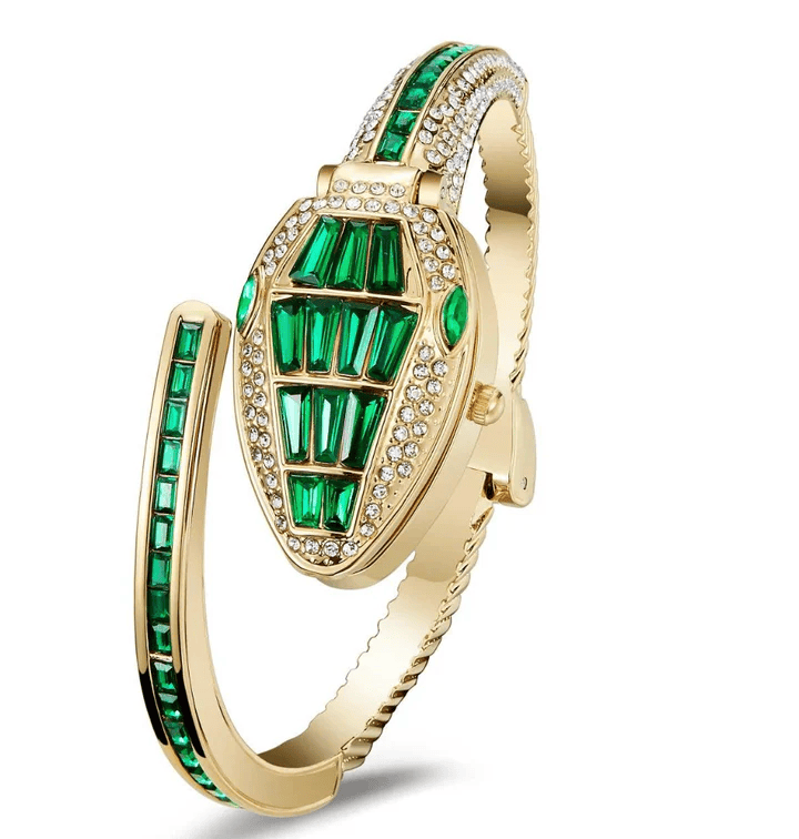 Green Snake Watch Bracelet